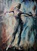 Leonid Afremov, Dancer 2, Oil Painting