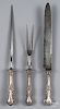 Gorham sterling silver three-piece carving set