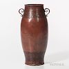 Arts and Crafts Hammered Copper Vase