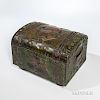 Arts and Crafts Repousse Metalwork Jewelry Casket