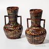 Pair of Peters & Reed Pottery Vases