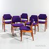 Six Arne Vodder Dining Chairs for Sibast