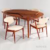 Mobelintarsia Dining Table and Chairs