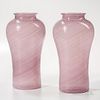 Two Cenedese Art Glass Vases