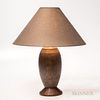 M. Anthouard Art Deco Metalwork Table Lamp