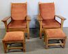 STICKLEY, Audi. Pair of Arts and Crafts Style Oak