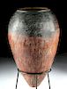 Egyptian Predynastic Pottery Black Top Jar, ex-Bonhams
