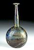 Stunning Roman Marbled Glass Sprinkler Flask