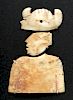 Mayan Shell Mosaic - Human Figure in Profile
