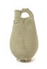 * A Chinese Light Celadon Glazed Stoneware Flask Height 9 inches.