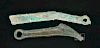 Pair of Chinese Warring States Bronze Ring Knives