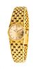 An 18 Karat Yellow Gold Wristwatch, Omega, 27.85 dwts.