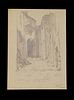 Crawford, Earl Stetson,  American 1877-1965,(A collection of drawings with scenes from Menton, France), plus a drawing of a small child dated 10/18/11