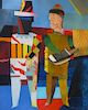 Papart, Max ,  French 1911-1994,"Duex Musicians", 