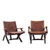 Two folding chairs, 1960s