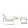 Metal - pullka' easy chair with ottoman, 1968