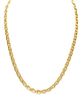 An 18 Karat Yellow Gold Anchor Link Necklace, Italian, 20.00 dwts.