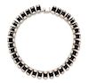 A Sterling Silver and Onyx Necklace, TILO, Mexico, 47.40 dwts.