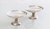 PAIR OF GEORG JENSEN STERLING SILVER TAZZAS