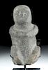Ancient Hawaiian Volcanic Stone Religious Idol