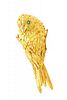 * An 18 Karat Yellow Gold and Emerald Bird Brooch, Erwin Pearl, 22.20 dwts.