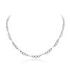 Platinum Diamond Straight Line Necklace