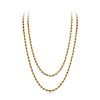 Two 14K Gold 5MM Rope Chain