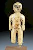 Miniature 19th C. Alaska Bone Anthropomorphic Figure