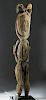 Large Early 20th C. Papua New Guinea Maprik Wood Figure