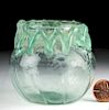 Beautiful Roman Glass Jar w/ Rigaree, Ribbing