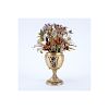 Franklin Mint for Faberge "The Russian Imperial Bouquet" with Enamel Flowers. Signed to base.