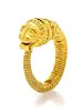 A 22 Karat Yellow Gold Lions Head Ring, 6.60 dwts.