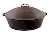 Wagner Ware Cast Iron Large No. 9 Oval Roaster