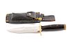 Carl Schlieper Survival Knife and Scabbard