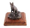 Original Bob Scriver Red Fox Bronze Sculpture