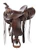 Santa Fe, New Mexico Custom Tooled Saddle