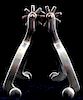 North and Judd Anchor Marked Cowboy Spurs