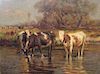 Johann Daniel Holz, 1867-1945 Oil on Canvas