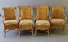 Set of 6 Rattan and Cane Dining Chairs