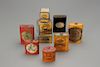 Lot of Powder Tins and Shell Boxes