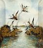Flying Mallard Diorama, J. A. R. Duntze