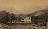 after Albert Bierstadt (1830-1902) The Rocky Mountains - Lander's Peak