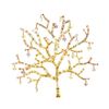 An 18 Karat Gold and Colored Diamond Tree of Life Brooch, 11.95 dwts.