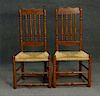 PR OF CT BANNISTER BACK CHAIRS