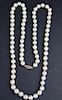 Matched Pearl Necklace 24"