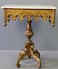 Rococo or George III Gilt Wood Table