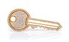 An 18 Karat Rose Gold and Diamond Key Pendant, Victoria Casal, 8.40 dwts.