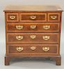 Henredon Aston Court inlaid mahogany chest. ht. 31in., wd. 30 1/2in.