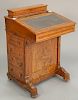 Davenport desk with drawers on each side. ht. 32in., wd. 21in., dp. 20 1/2in.