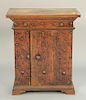 Continental cabinet, mostly 17th-18th century. ht. 31 1/2in., wd. 26 1/2in., dp. 12in.